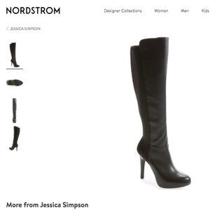 LIKE NEW Jessica Simpson Avalona Platform Boot SZ7